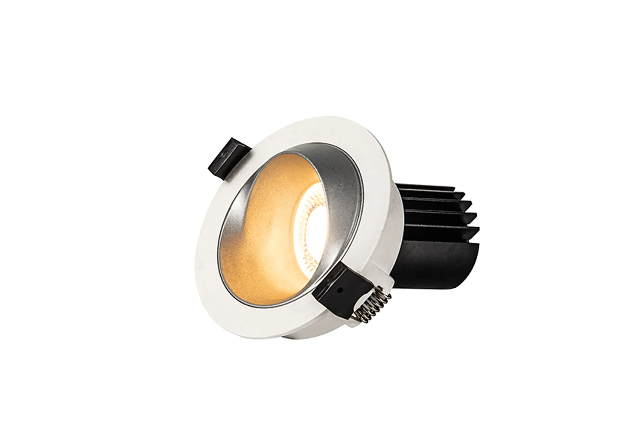 DM202447  Bonia 12 Tridonic Powered 12W 2700K 1200lm 12° CRI>90 LED Engine White/Silver Fixed Recessed Spotlight, IP20